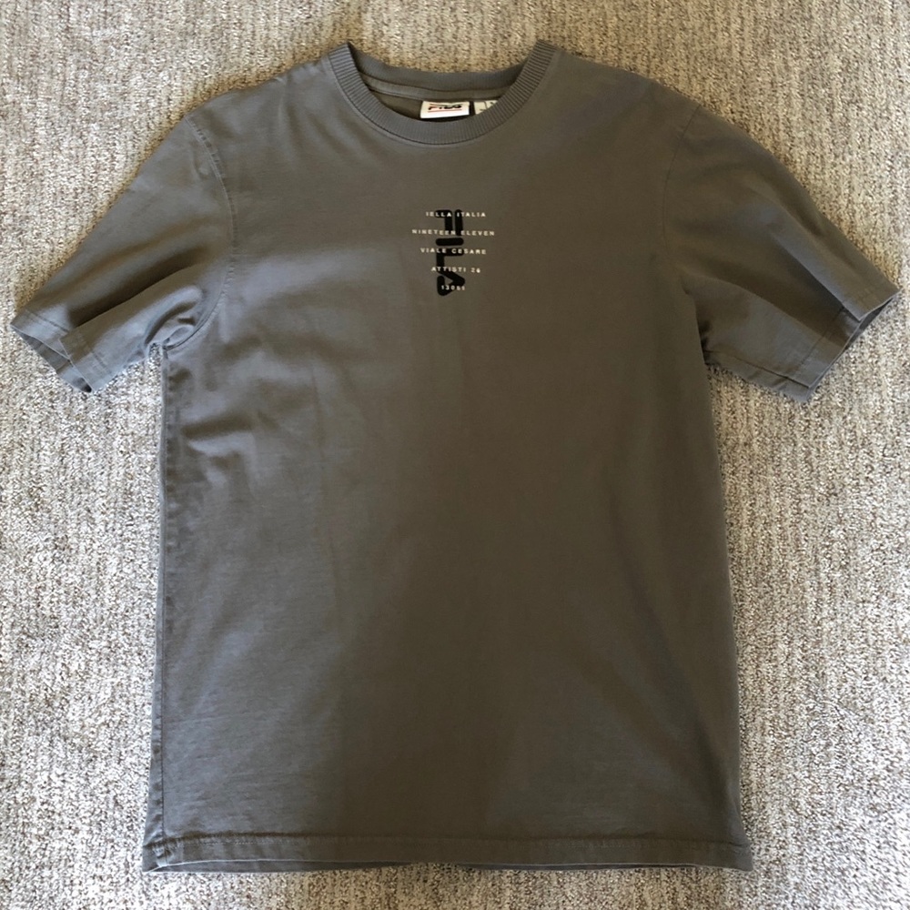 Grey FILA Mens Small T-Shirt